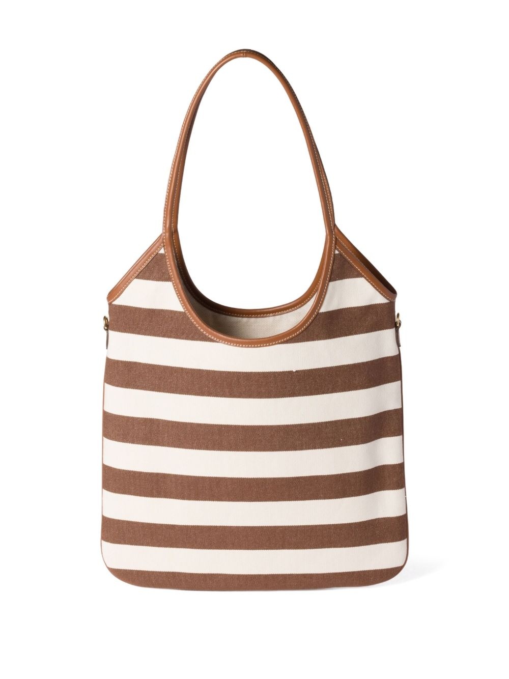Ivy striped tote bag - 4