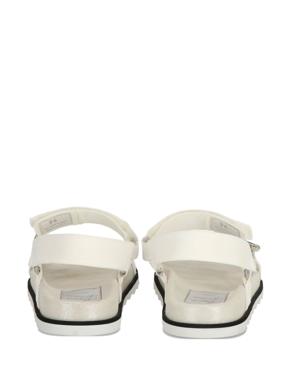 crystal-embellished strap sandals - 3