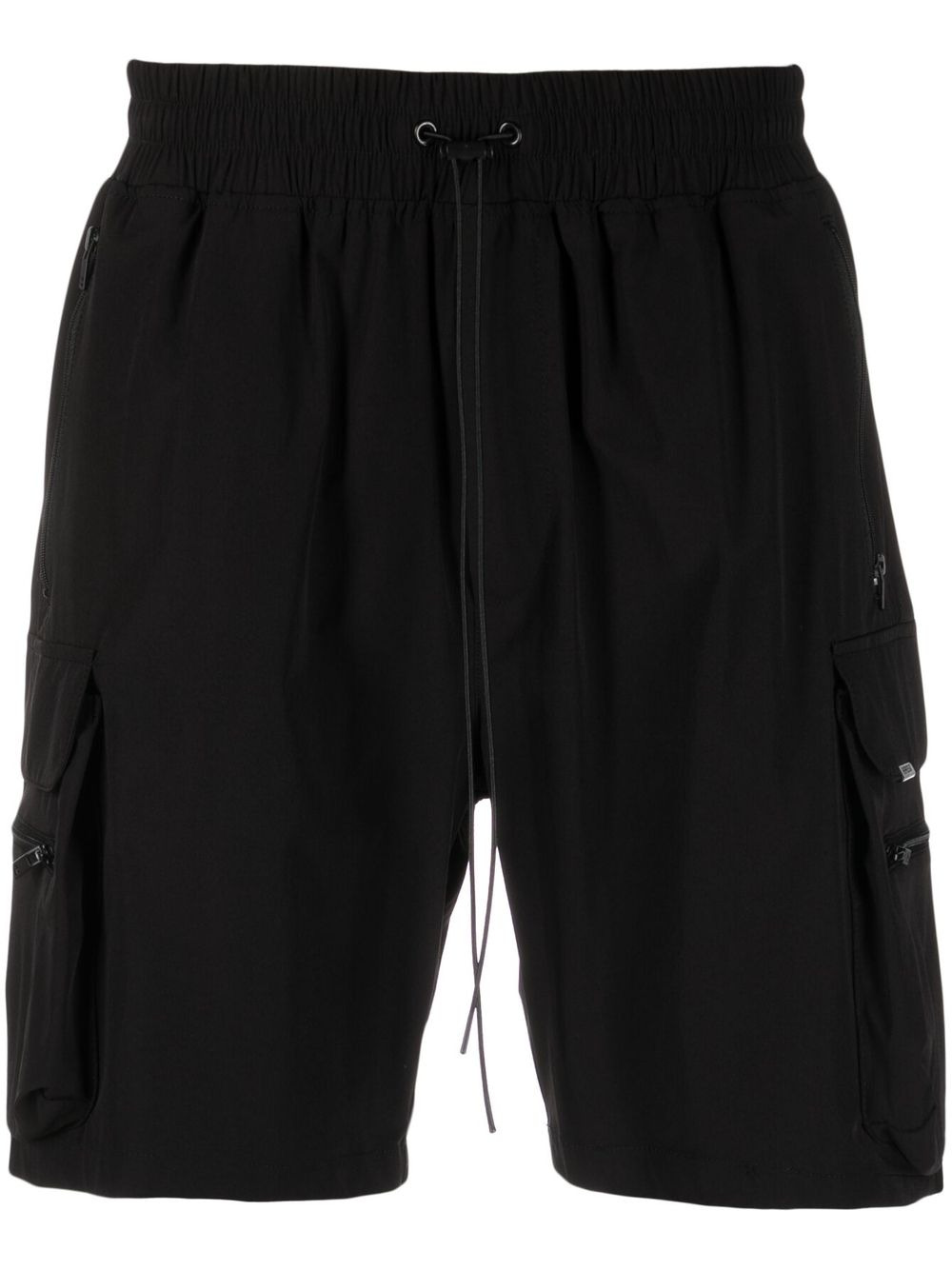 above-knee length cargo shorts - 1