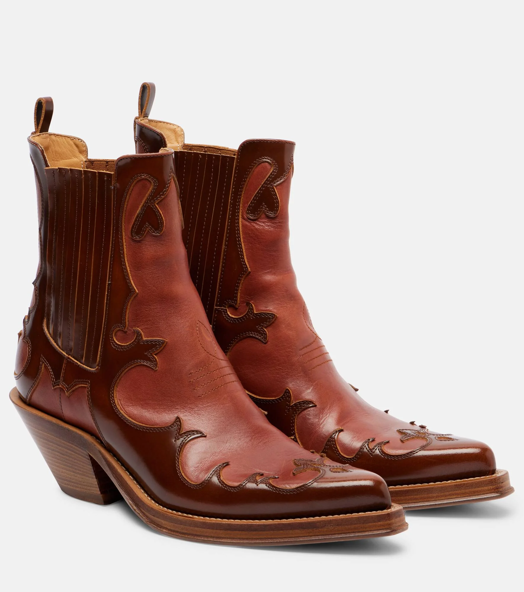 Cassidy leather cowboy boots - 1
