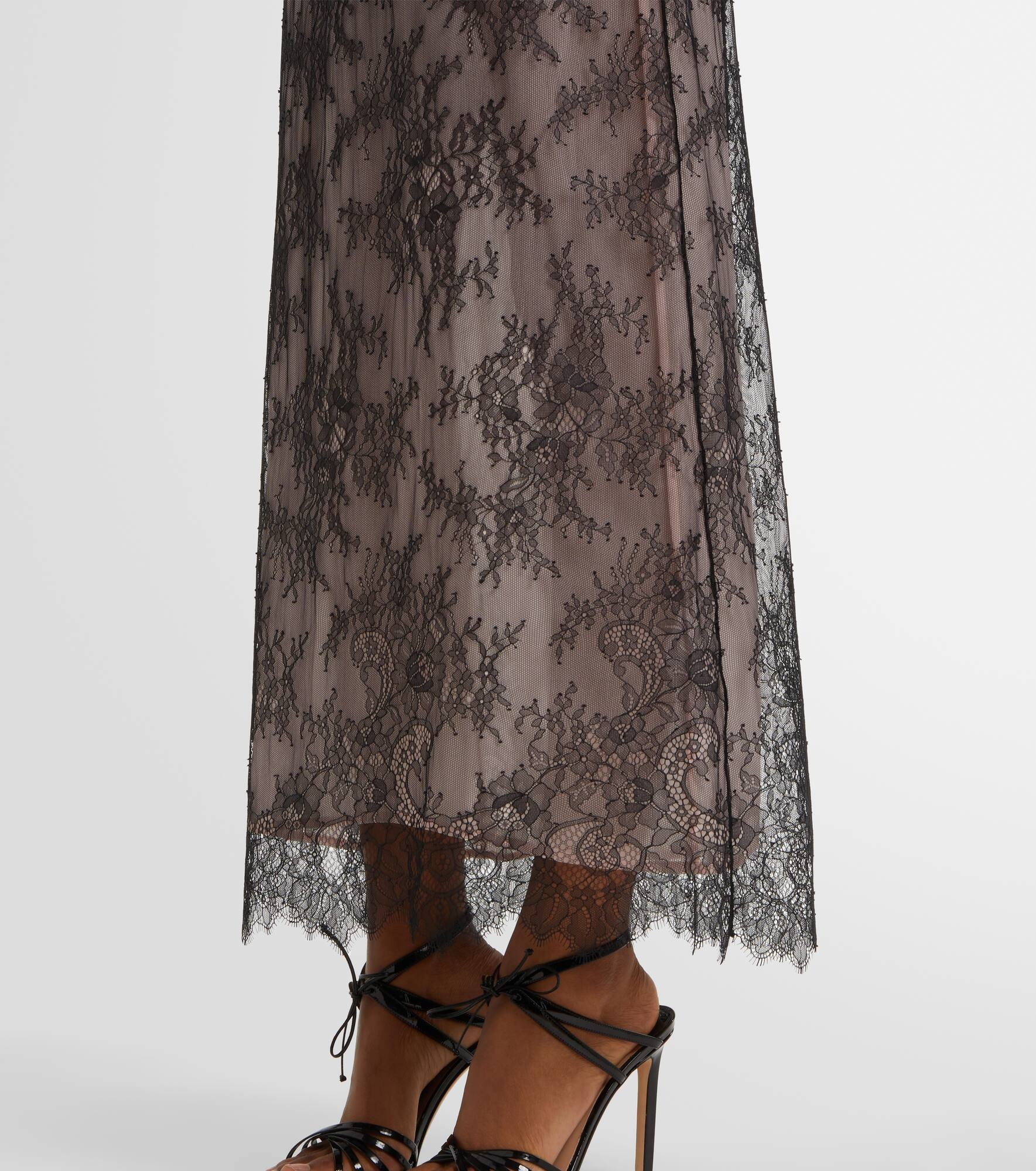 Rebrodé lace midi dress - 5