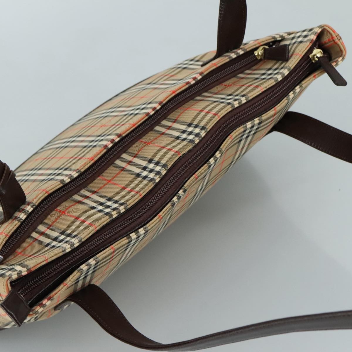 Burberry Nova Check Shoulder Bag Canvas Beige - 6