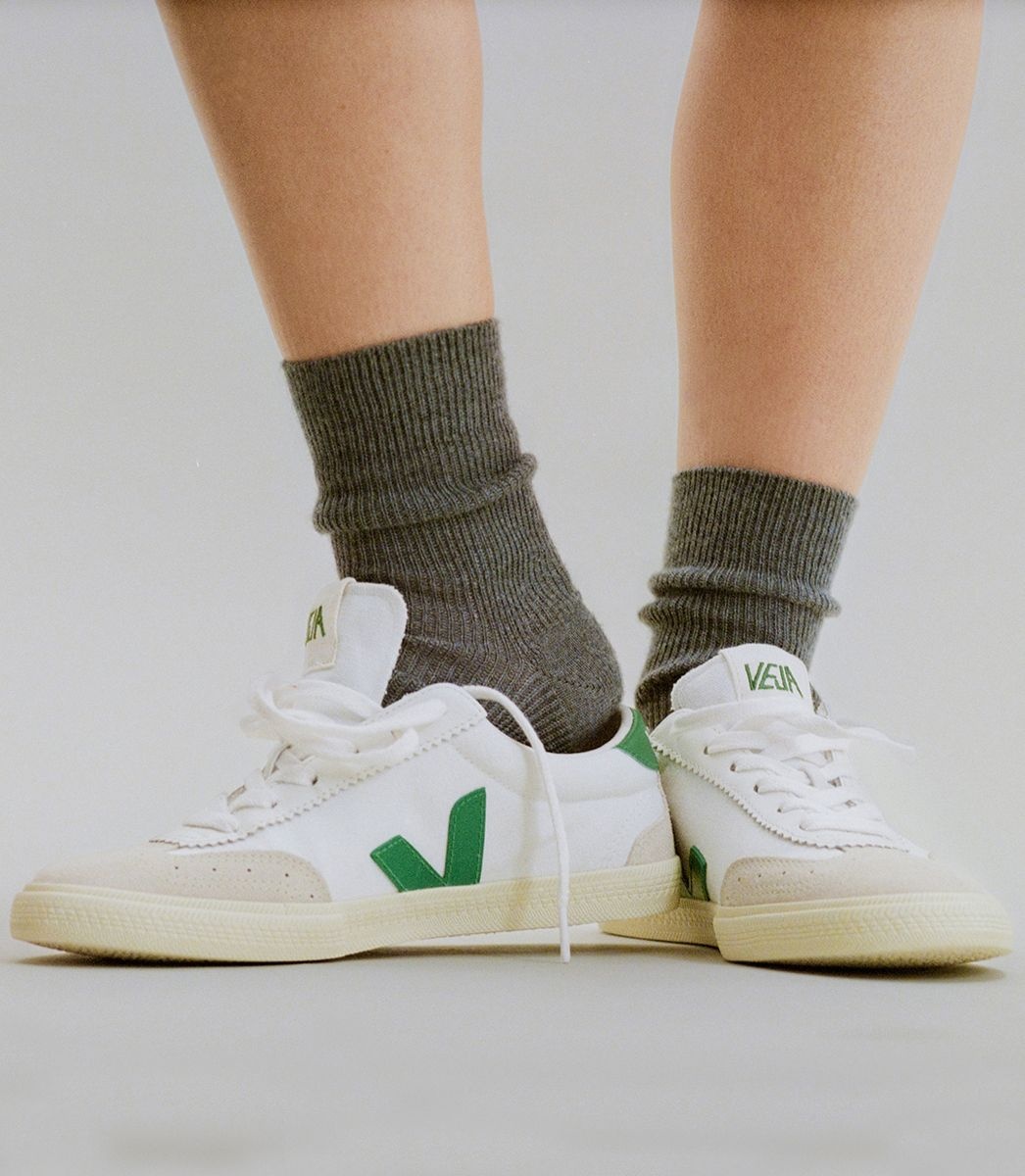 VOLLEY CANVAS WHITE EMERAUDE - 5