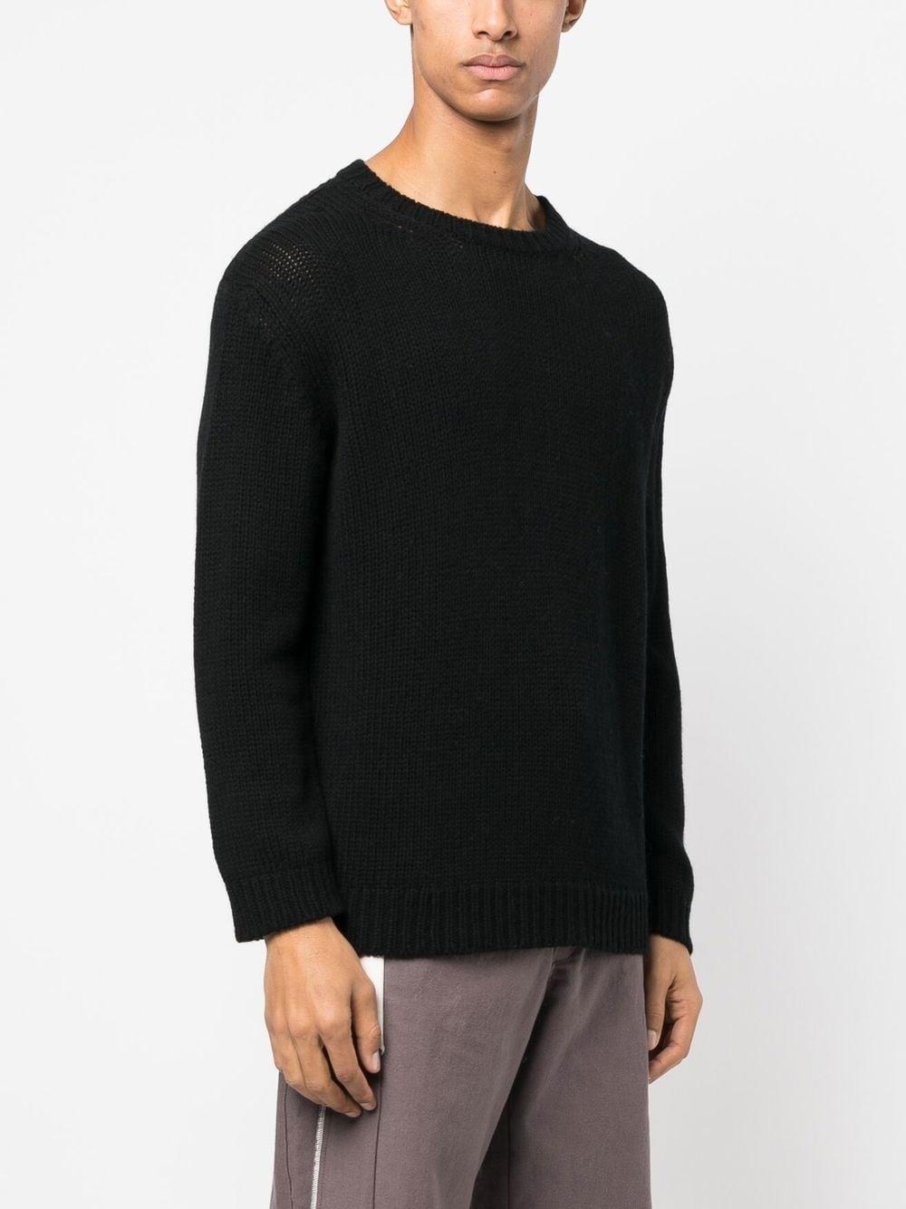 wool-cashmere blend jumper - 3