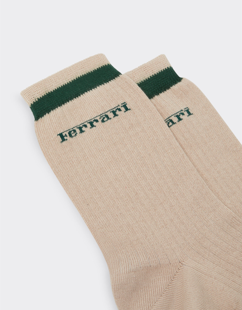 Long cotton socks with Ferrari logo 4