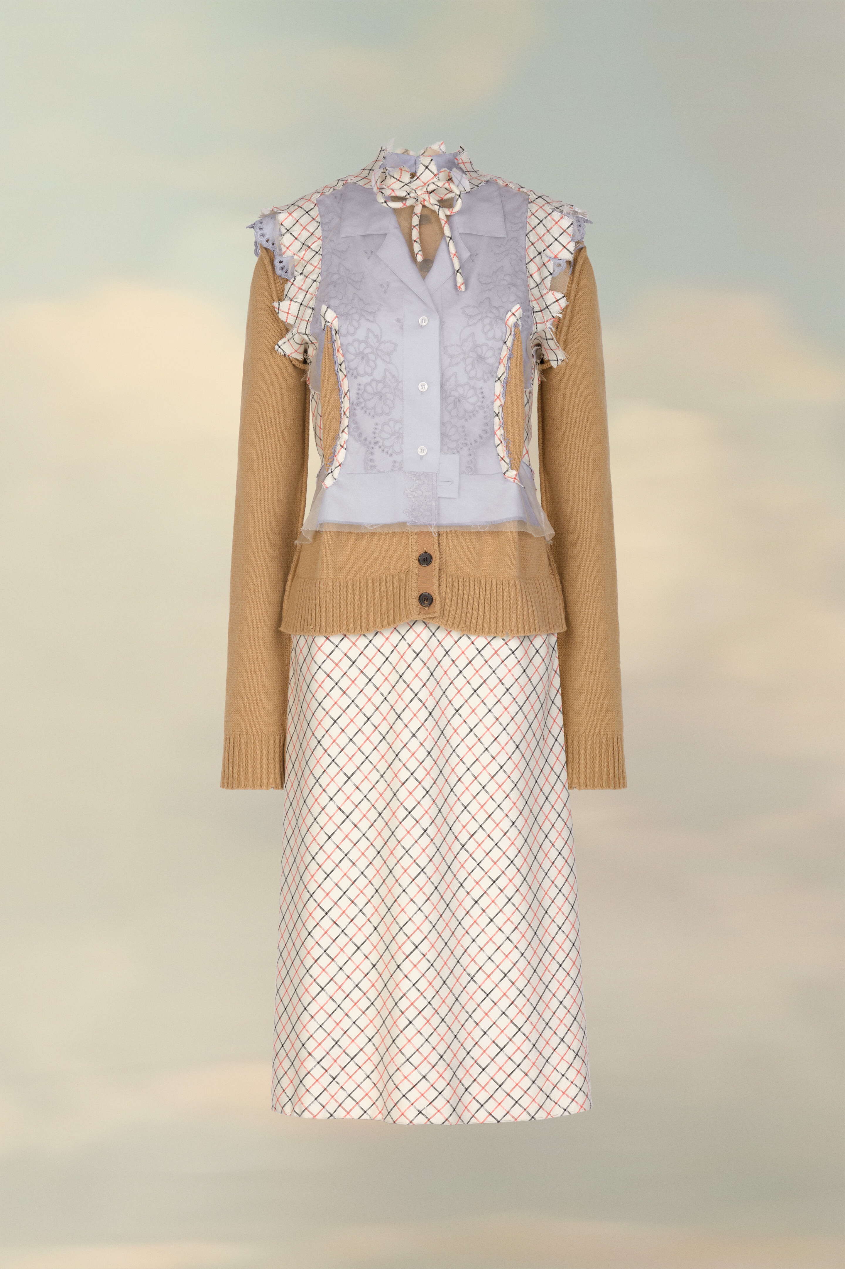 Wool Silk Dress - 1