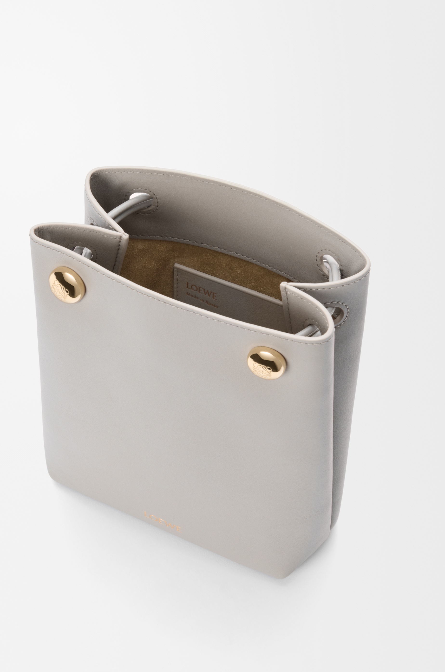 Pebble pouch in smooth calfskin - 6