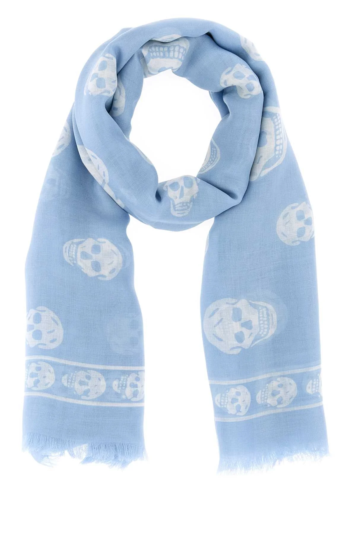 Alexander Mcqueen Men Printed Modal Blend Foulard - 1