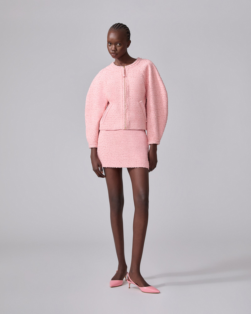 CAROLINA HERRERA Tweed Mini Skirt outlook