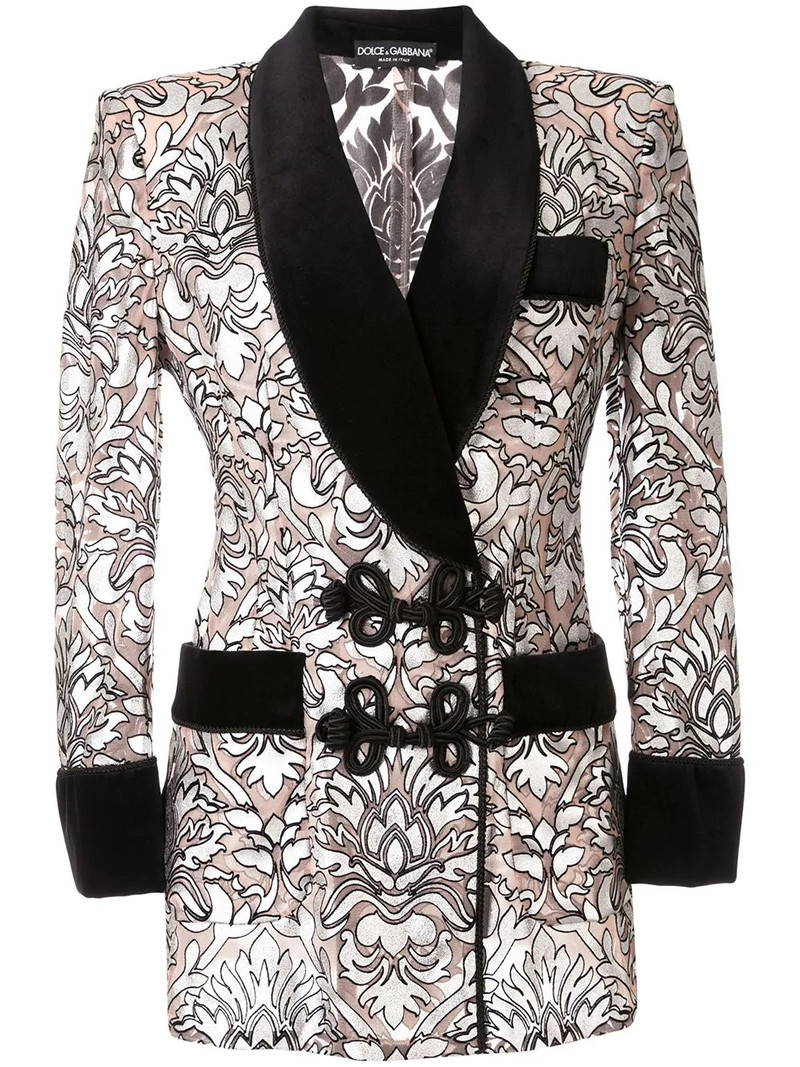 baroque print blazer 1