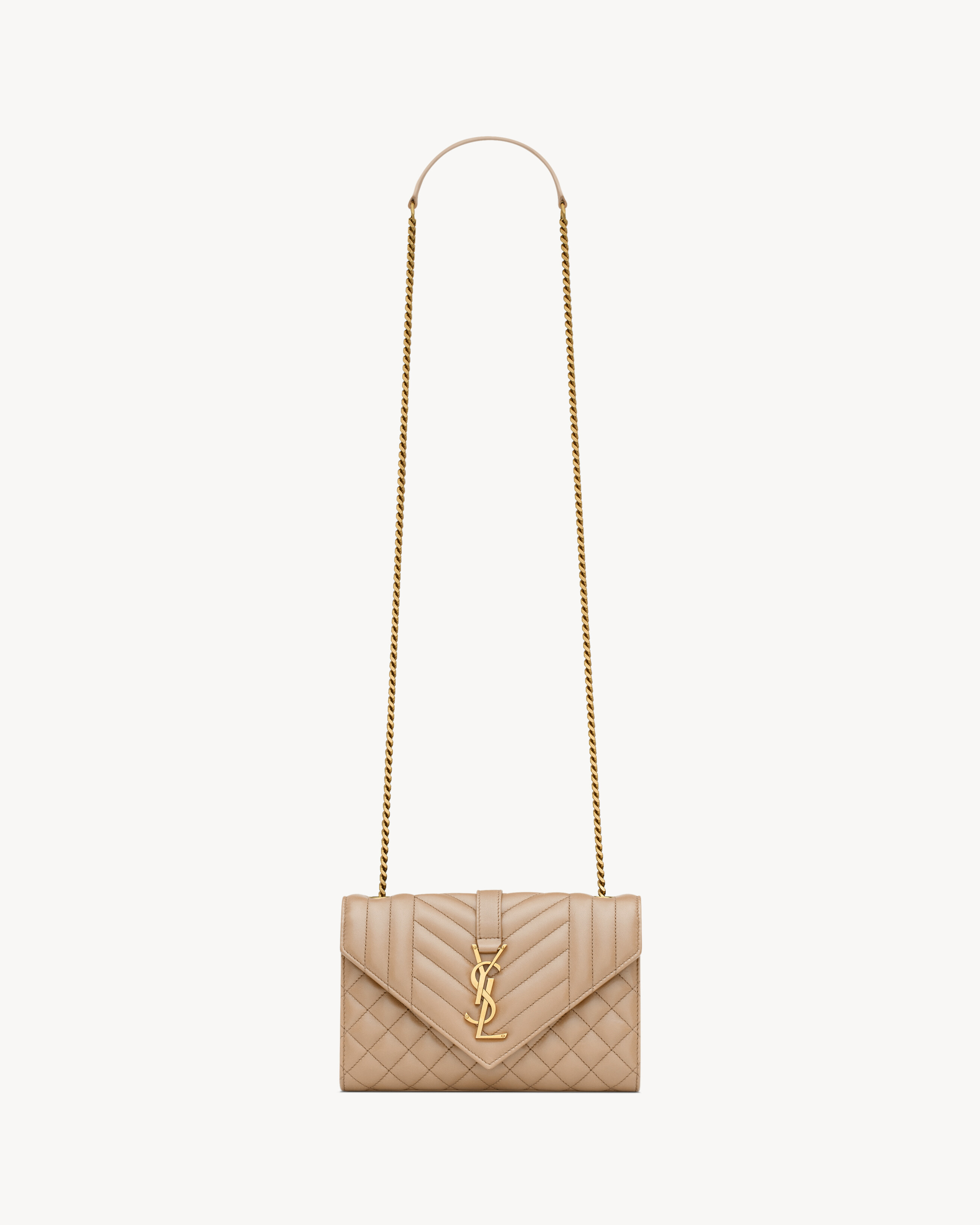 ENVELOPE SMALL IN MATELASSÉ LAMBSKIN - 1