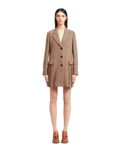 Prada Single-breasted printed cloth coat outlook