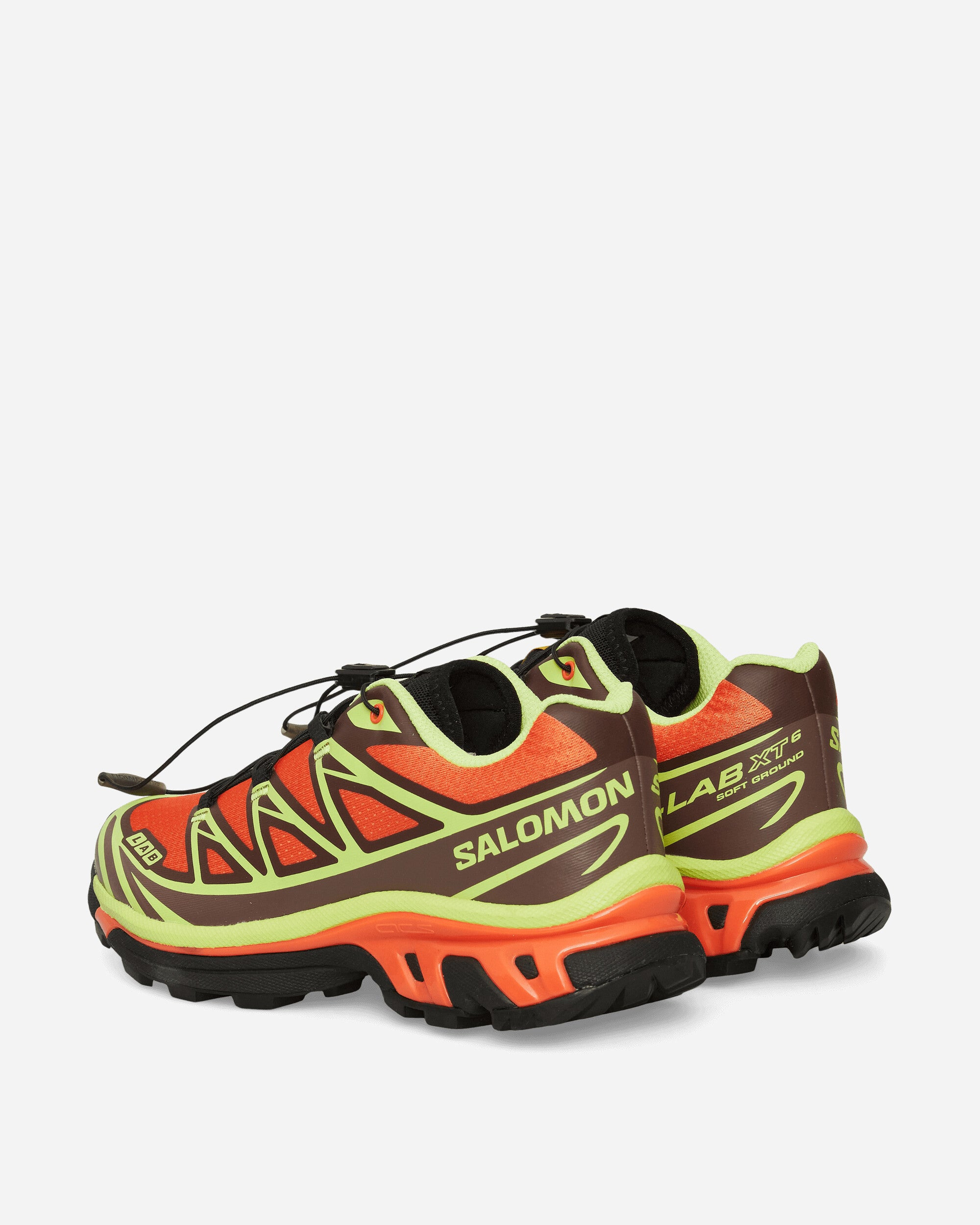 XT-6 Sneakers Red Orange / Sharp Green / Black - 4