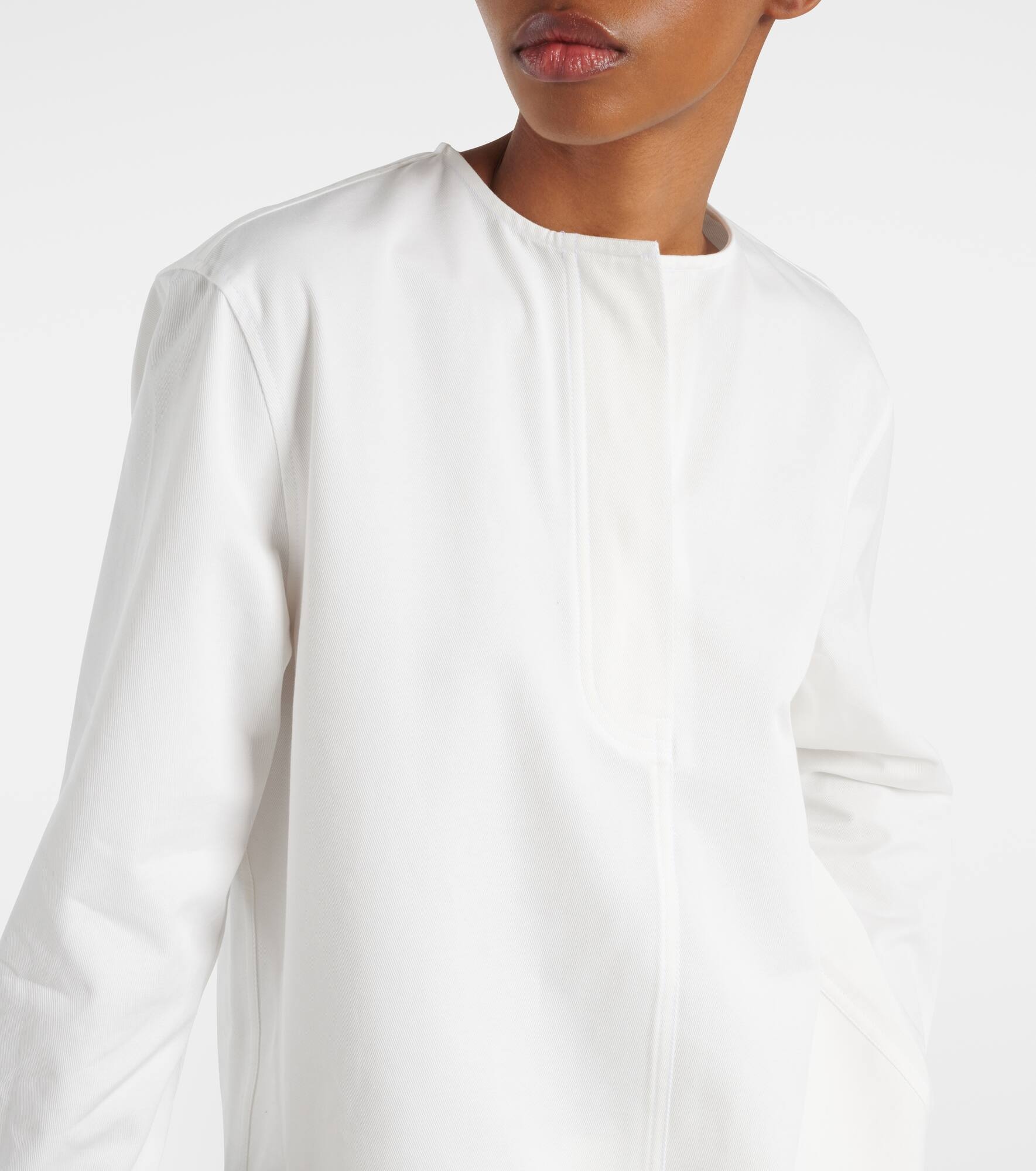 Cotton twill blouse - 4
