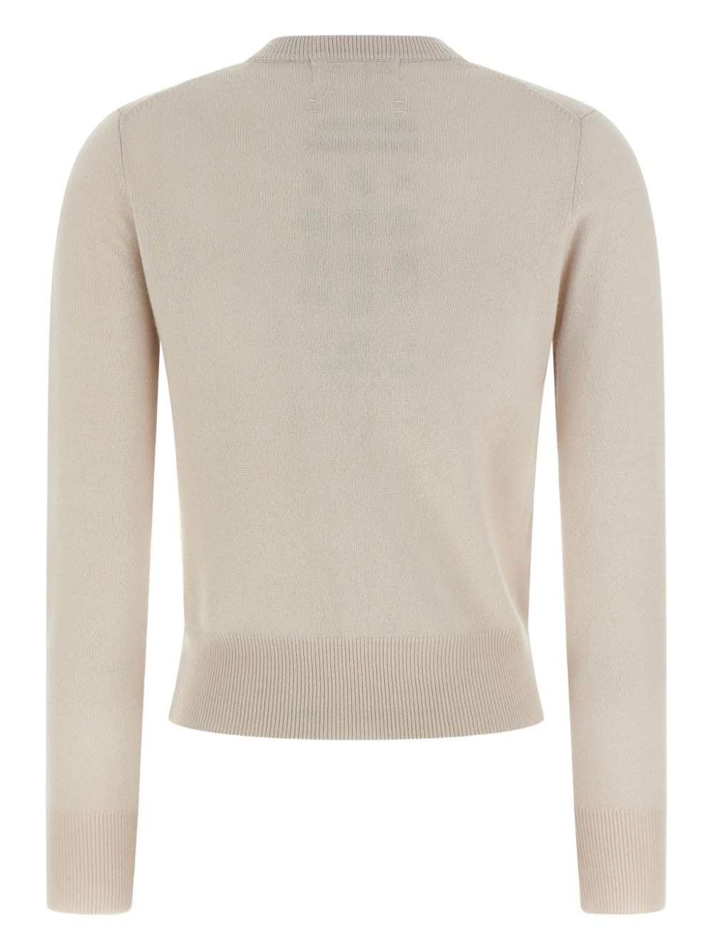 crew-neck cashmere cardigan - 2