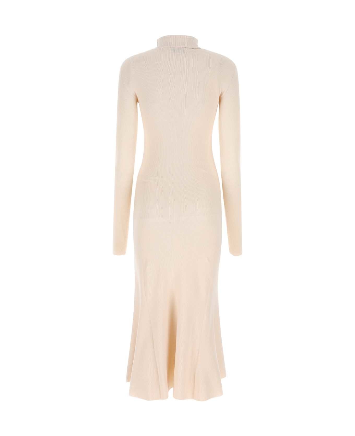 Sand Silk Blend Dress - 2