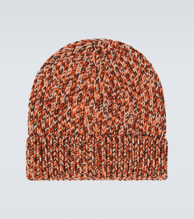 Moncler Logo virgin wool beanie outlook