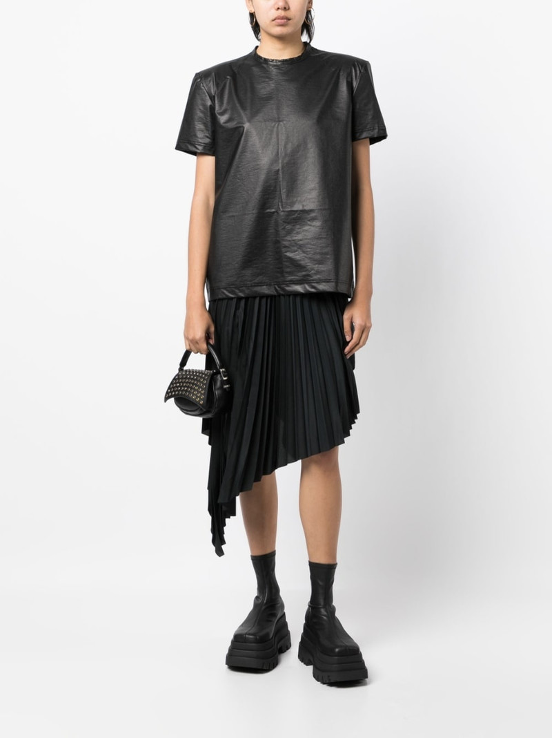 Junya Watanabe metallic short-sleeve T-shirt outlook