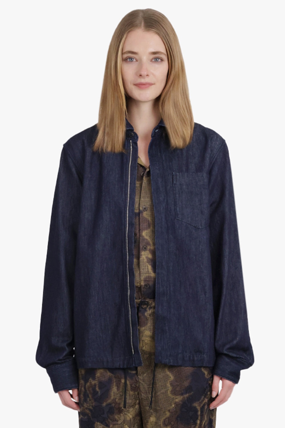 LIGHT WEIGHT L/S OVERSHIRT | INDIGO BLUE - 2