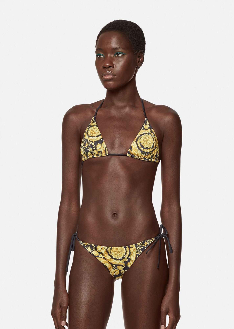 VERSACE Barocco Print Bikini Bottom outlook