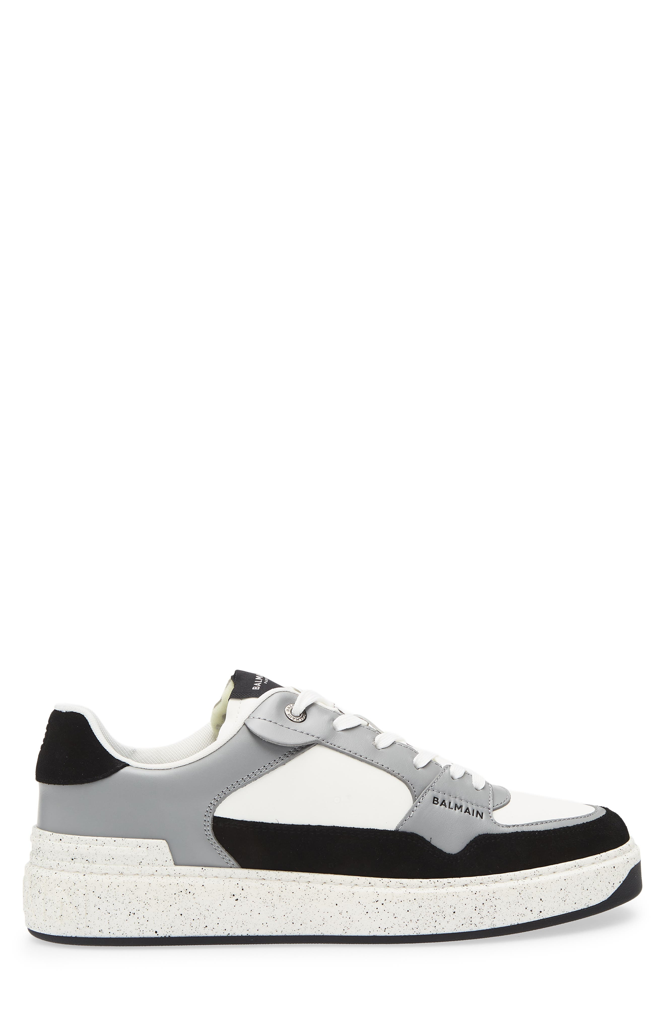 Balmain B-Court Flip Sneaker in Eeq Black/Grey at Nordstrom - 3