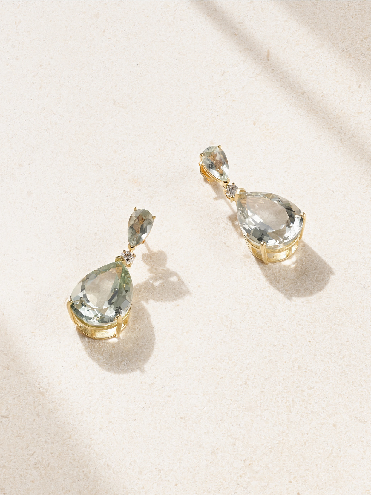 Sophia 14-karat Gold, Amethyst And Diamond Earrings - 1