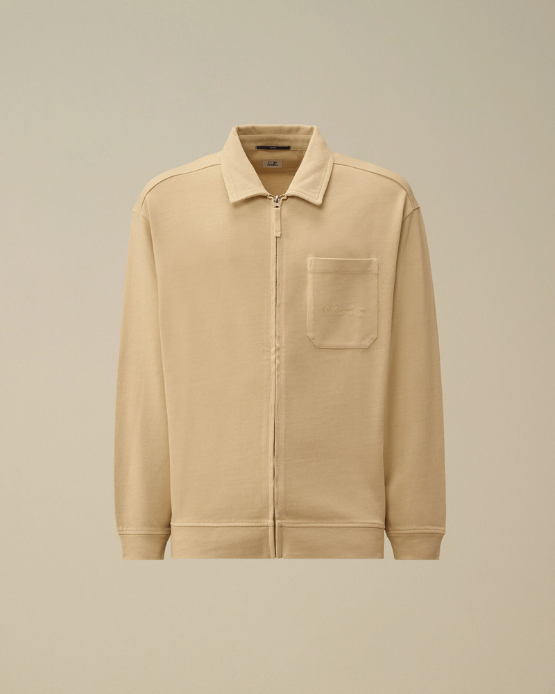 Combed Jersey 10/2 Boxy Zip Sweatshirt 1