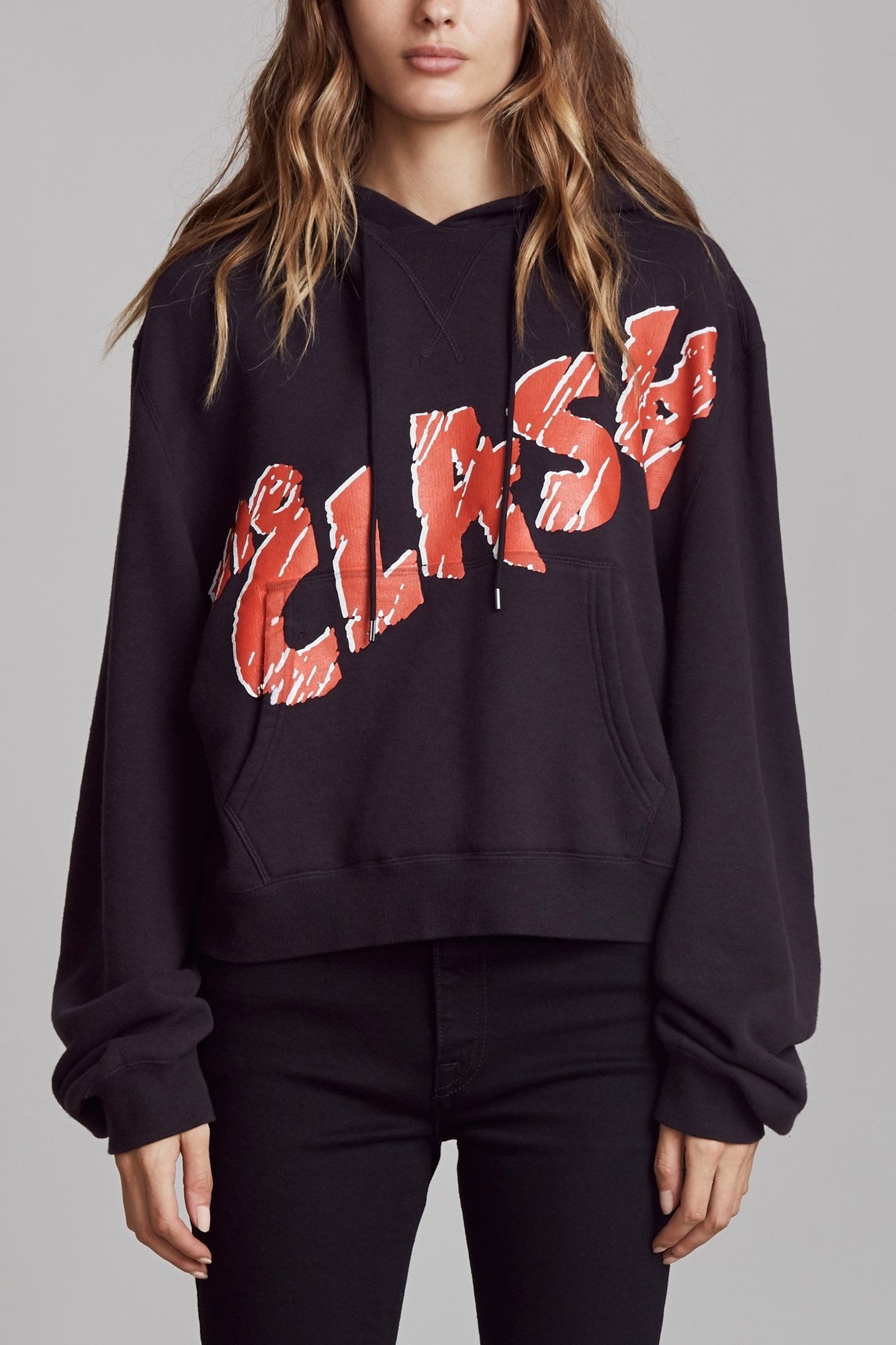 Clash Cropped Hoodie | R13 - 1