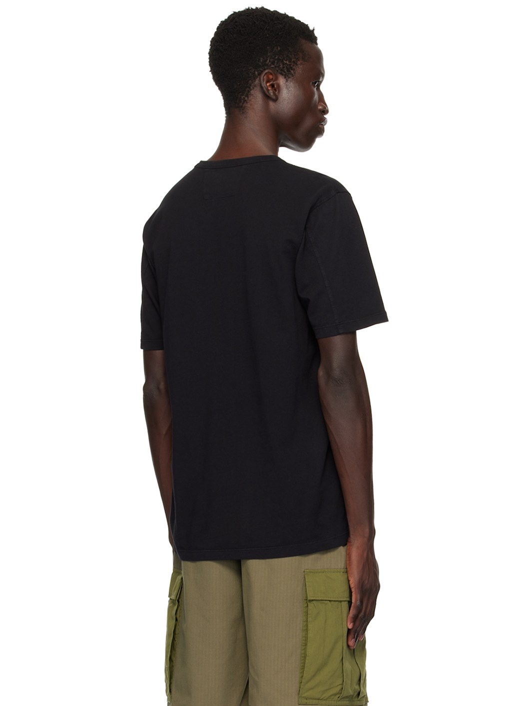 Black Printed T-Shirt - 3