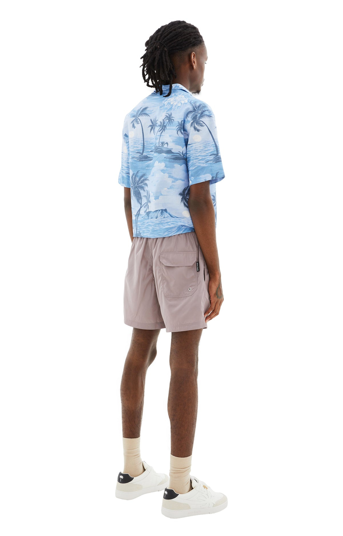 CLASSIC LOGO SWIM SHORTS (LILAC) - 3