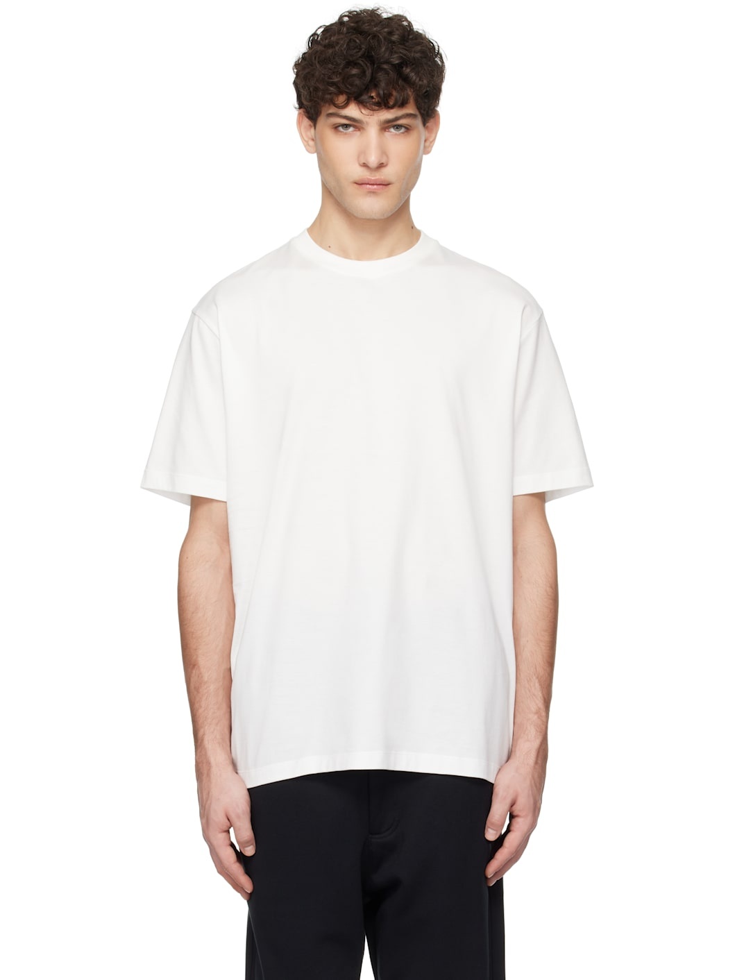 White Graphic Short Sleeve T-shirt - 1