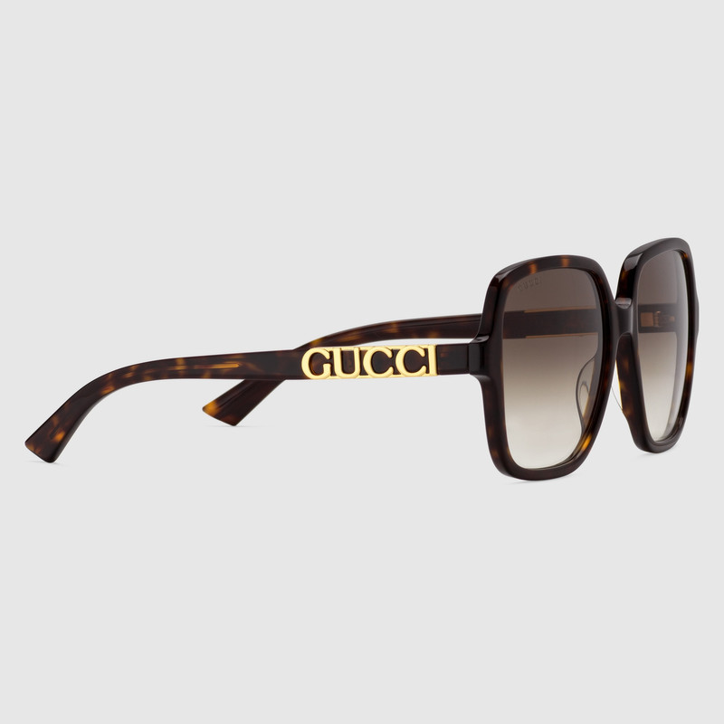 GUCCI Rectangular frame sunglasses outlook