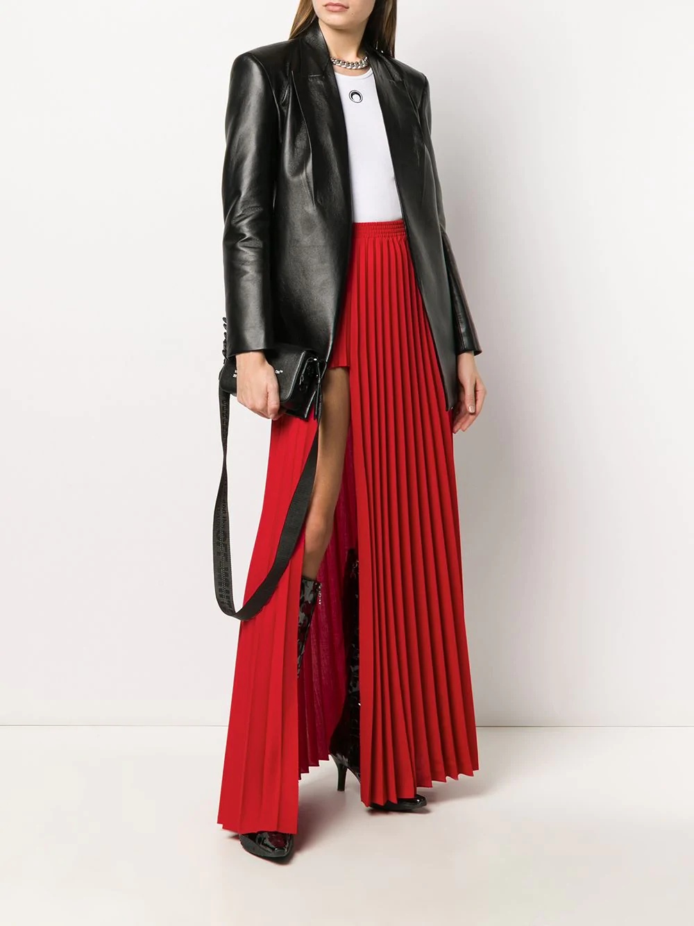 long pleated skirt - 2