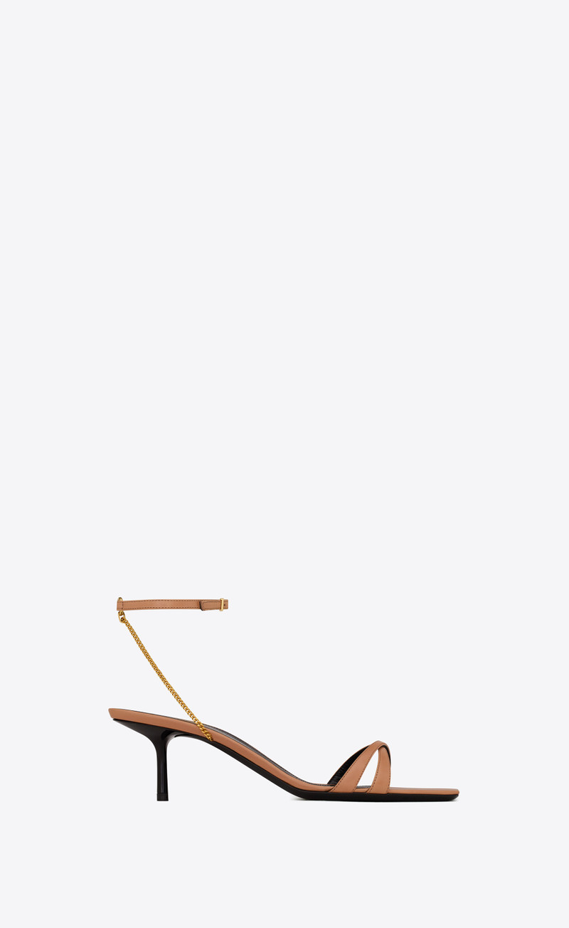 melody sandals in shiny leather - 1