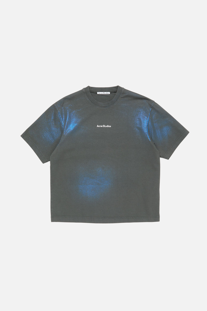 Logo t-shirt - Blue/khaki 1