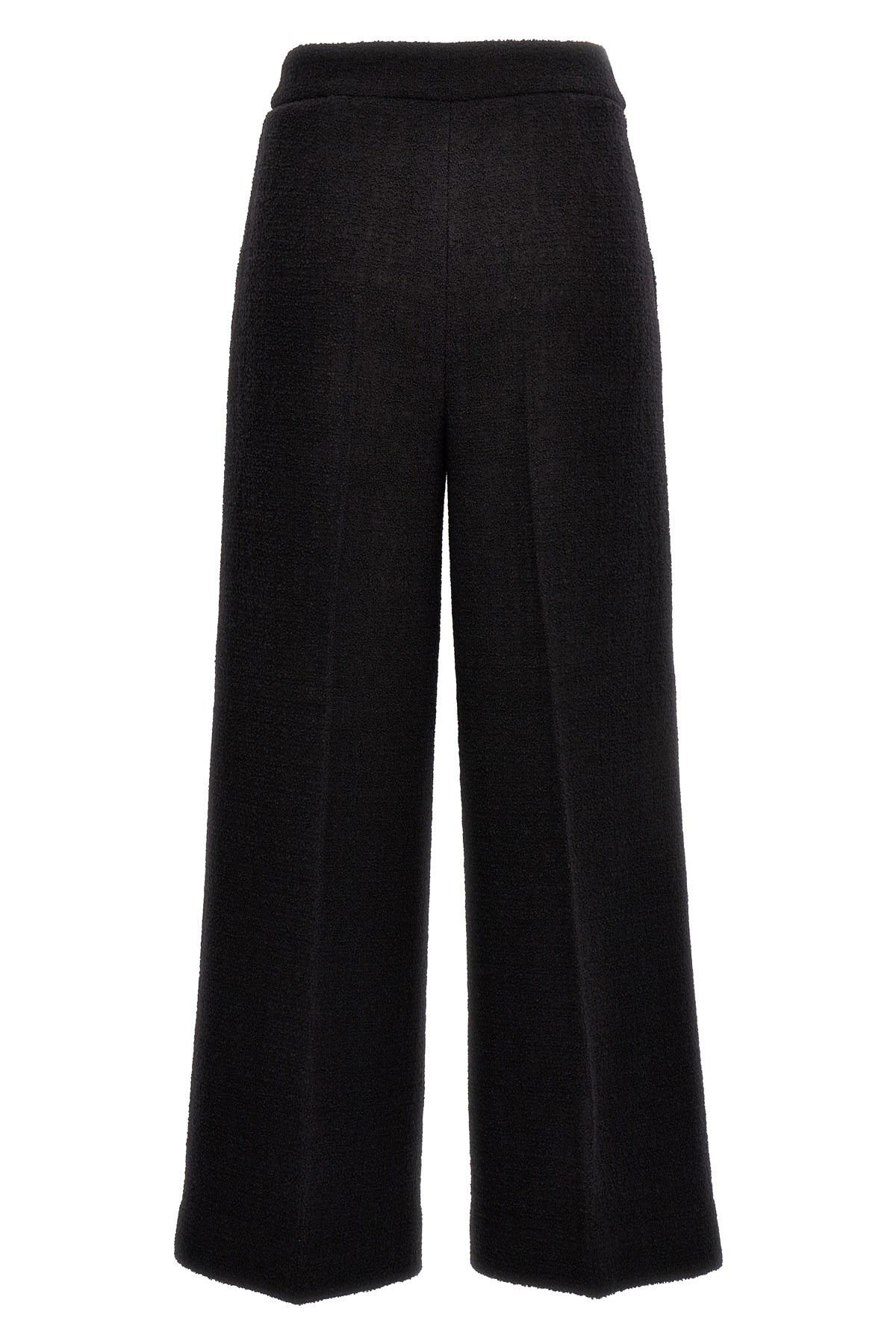 Cropped bouclè pants - 3