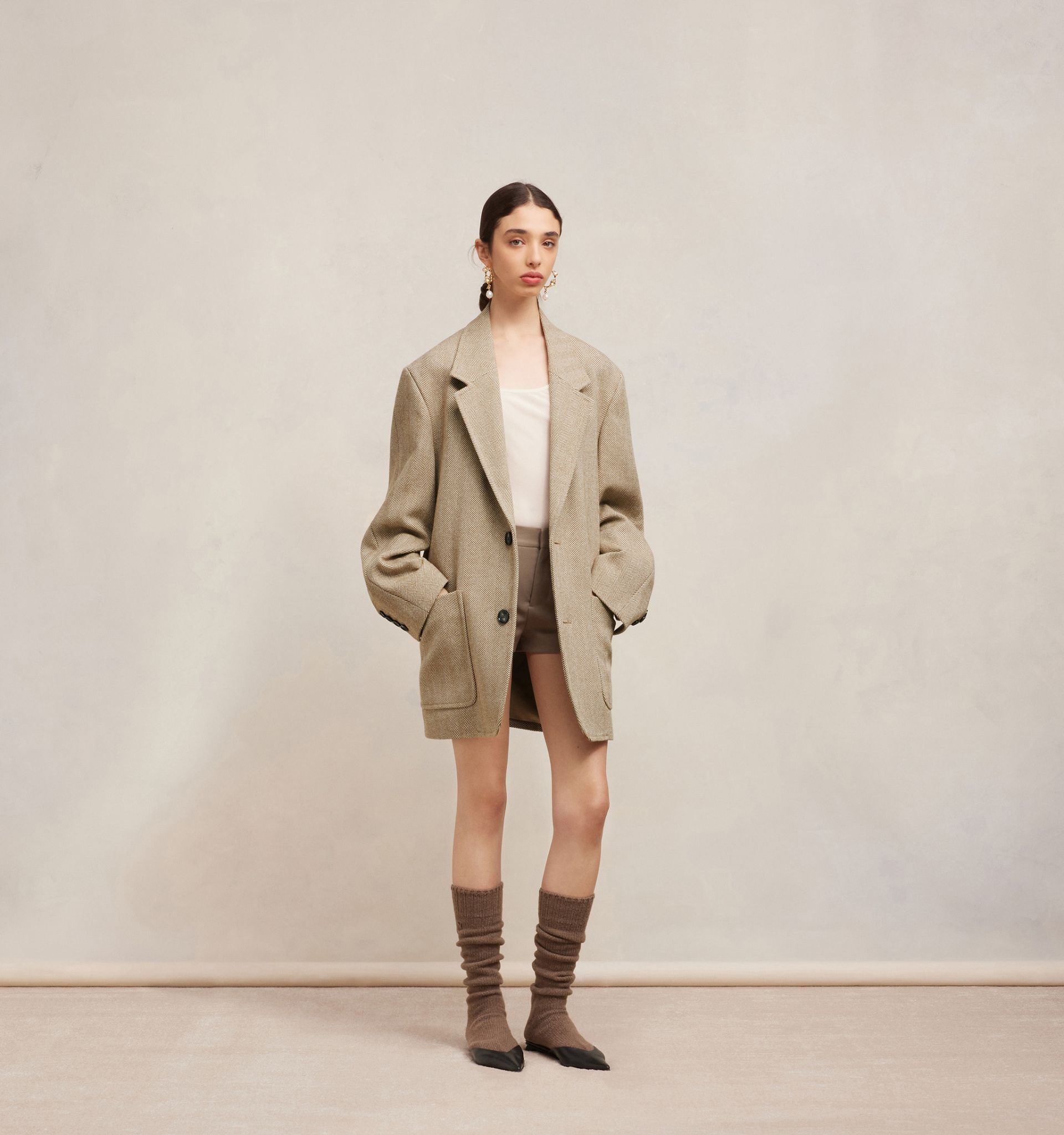 Two Buttons Coat - 3