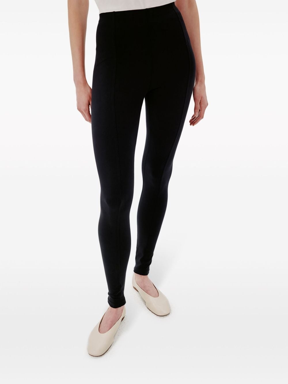 seam-detail high-waisted leggings - 6
