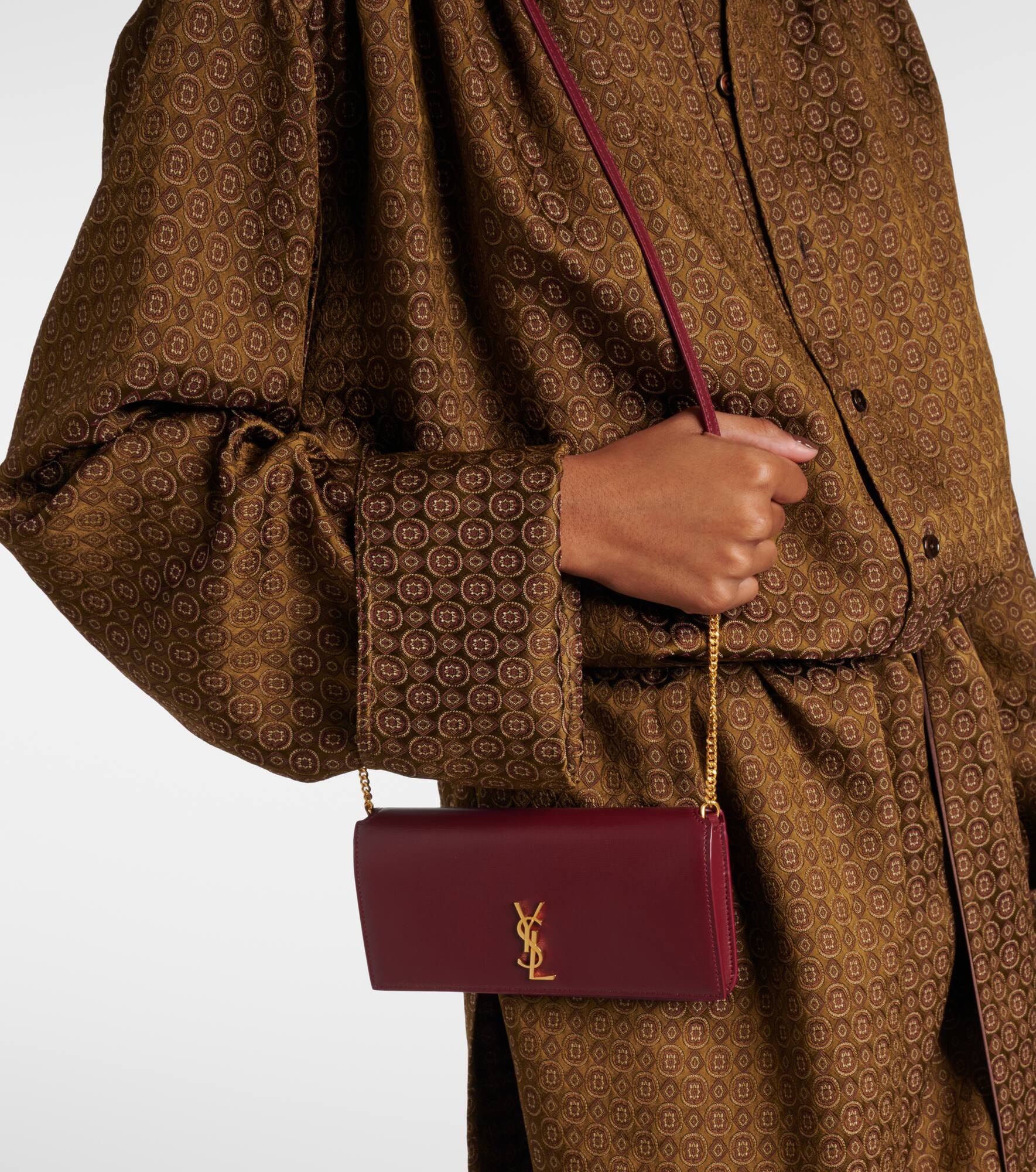 Cassandre leather crossbody bag - 2