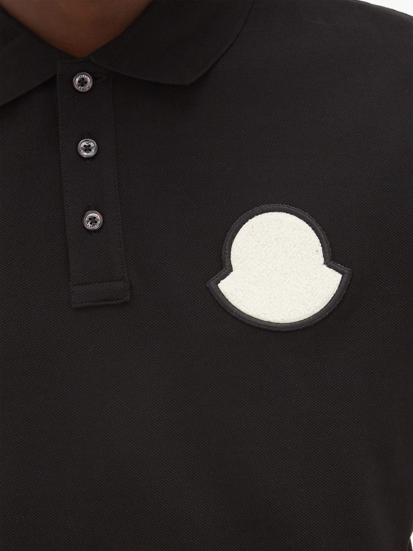 Logo-embroidered cotton-piqué polo shirt - 3