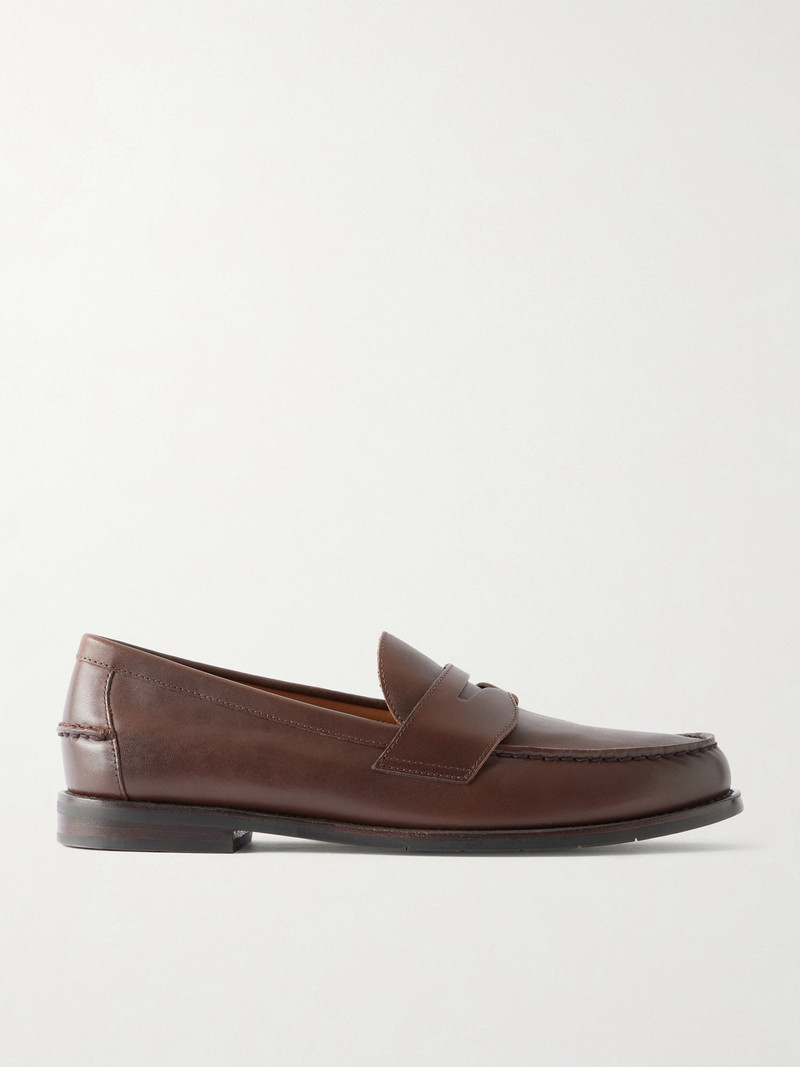 Alston Leather Penny Loafers 1