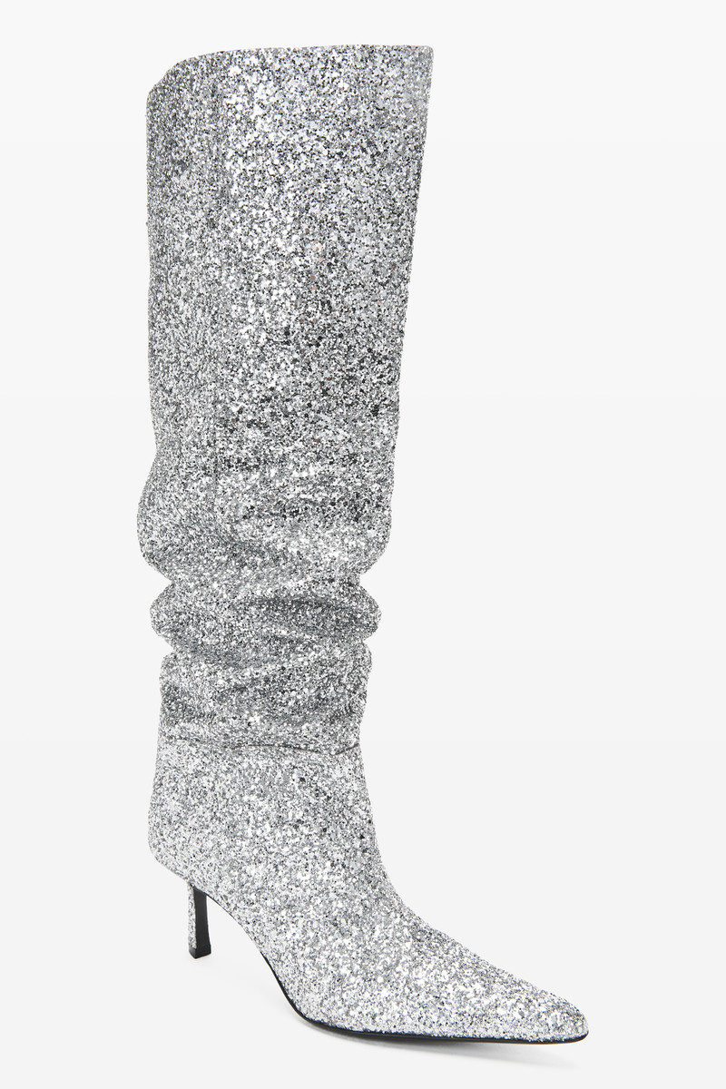 Alexander Wang VIOLA 65 SLOUCH BOOT IN GLITTER outlook