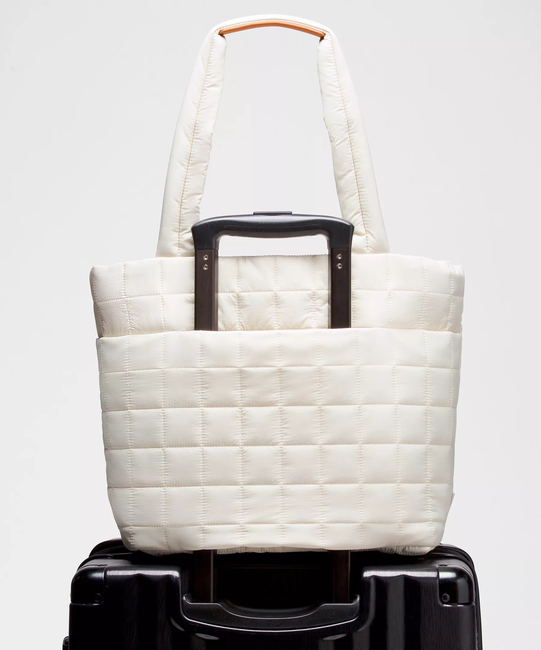 Quilted Grid Tote Bag 12L - 6