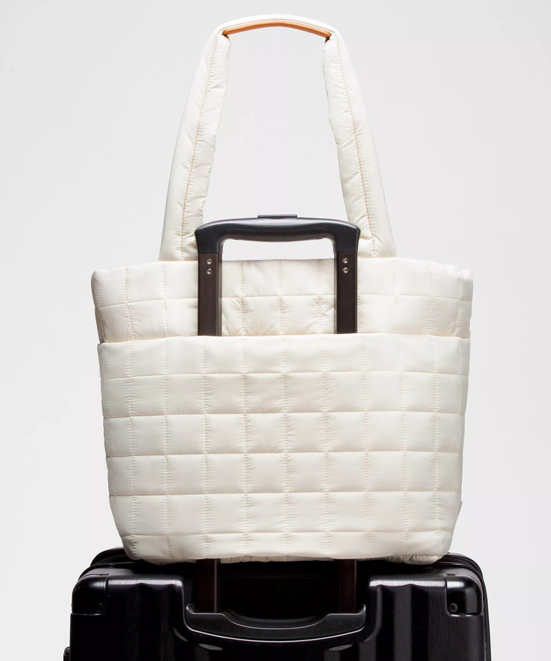 Quilted Grid Tote Bag 12L 6