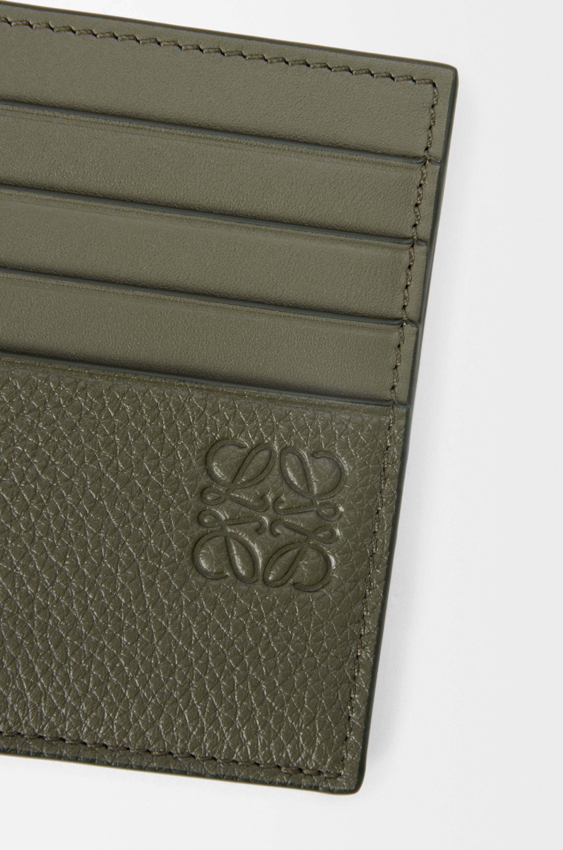 Open cardholder in soft grained calfskin - 4