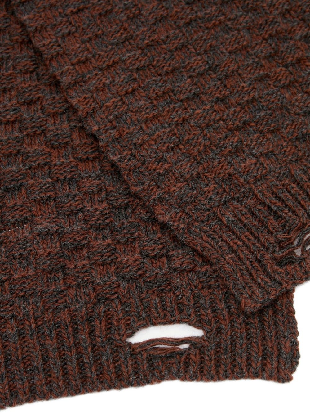 logo-patch scarf - 2