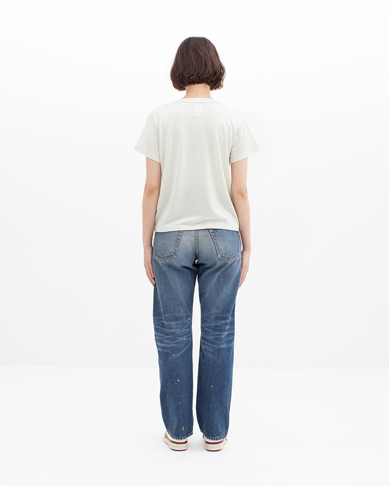 CARREE TEE S/S (SUPERFINE) W LT.GREEN - 4