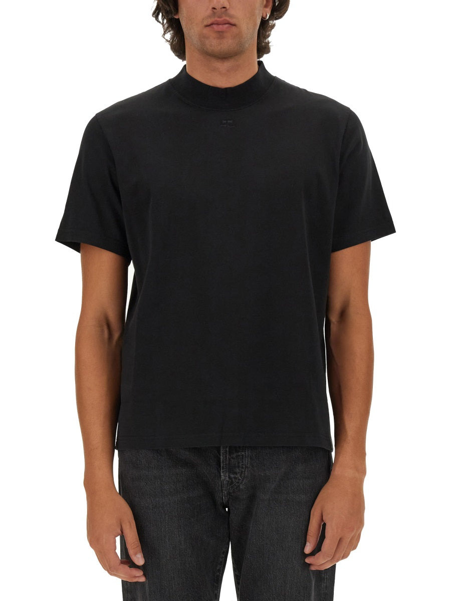 Courreges Men T-Shirt With Logo - 1
