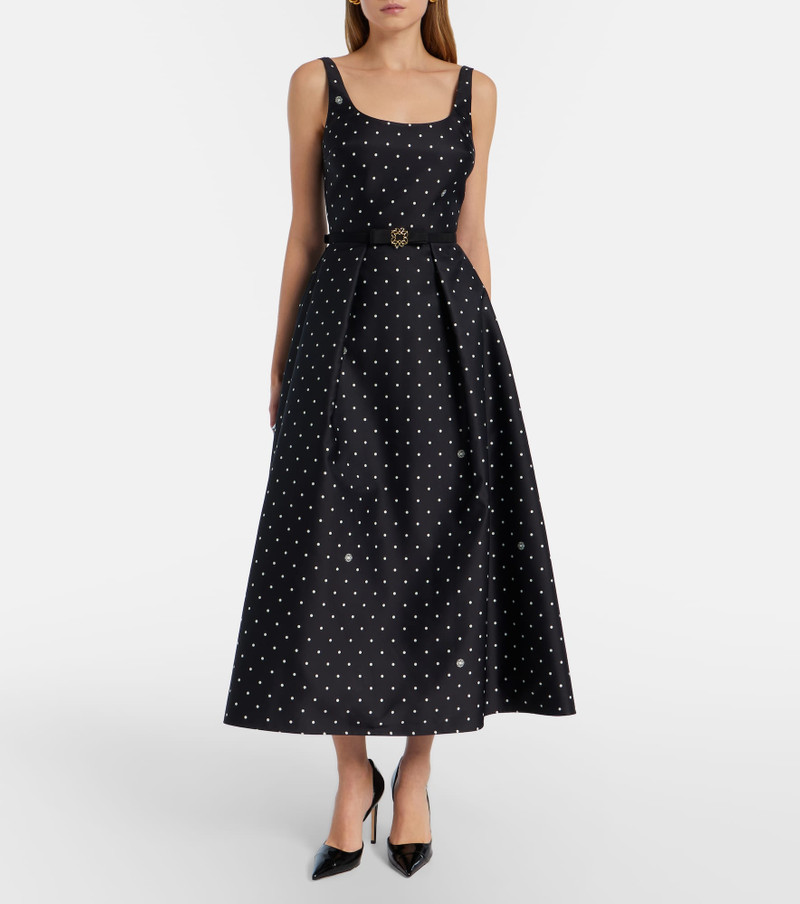 ELIE SAAB Polka-dot midi dress outlook