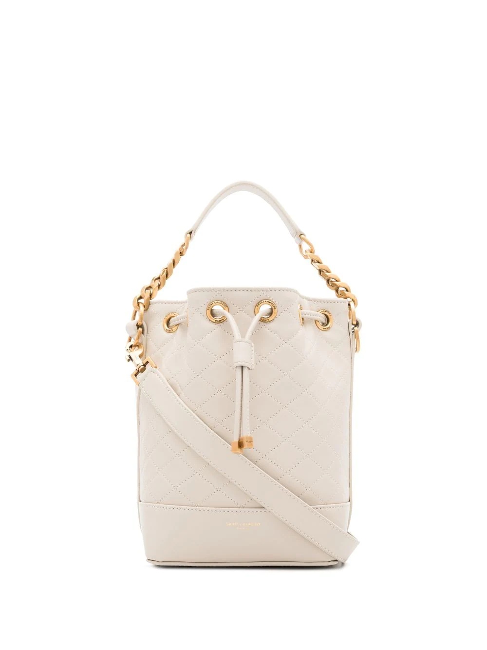 Emmanuelle matelassé quilted leather bucket bag - 1